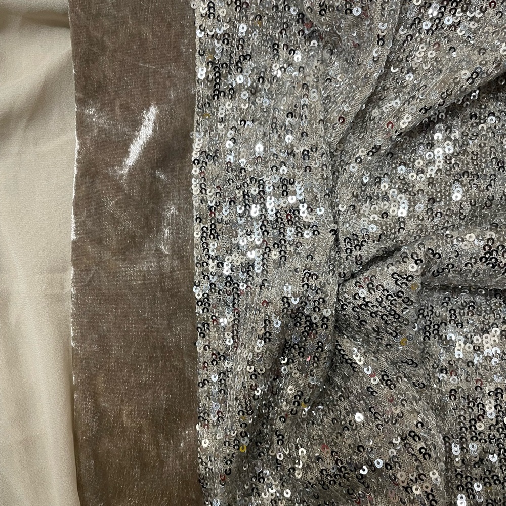 Sz Md Champagne Sequin 2 Piece Top Set (Worn Once) ✨ - Picture 7 of 16